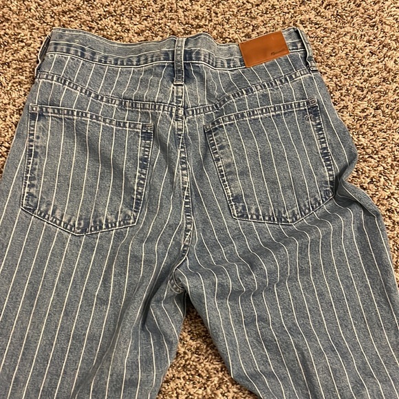 Madewell The Perfect Vintage Jean: Pinstripe Edition Sz 30 - Picture 12 of 15